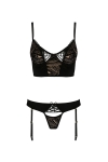 Ensemble culotte à jarretelles et bustier Lara - Casmir Ensemble culotte à jarretelles et bustier Lara - Casmir