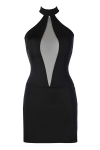 Robe noire V-9269 - Axami Robe noire V-9269 - Axami
