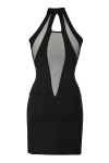 Robe noire V-9269 - Axami Robe noire V-9269 - Axami