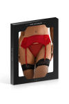 Porte-jarretelles en dentelle avec string rouge Porte-jarretelles en dentelle avec string rouge