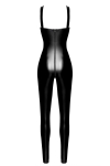 Combinaison lac�e en wetlook Vixen F362 - Noir Handmade