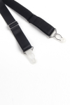 Porte-jarretelles dentelle large Noir - Litolu Lingerie